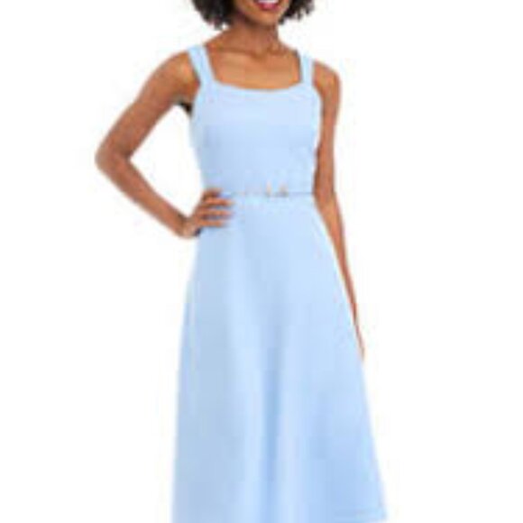 Anne Klein Blue Sleevless Cocktail Dress (size 8) - Picture 1 of 6